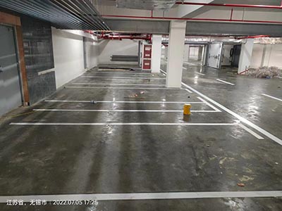 無錫停車場(chǎng)劃線,無錫車庫劃線找飛揚(yáng)市政（施工現(xiàn)場(chǎng)圖）
