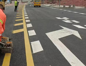 蘇州道路劃線施工，城市交通的無聲引導(dǎo)者